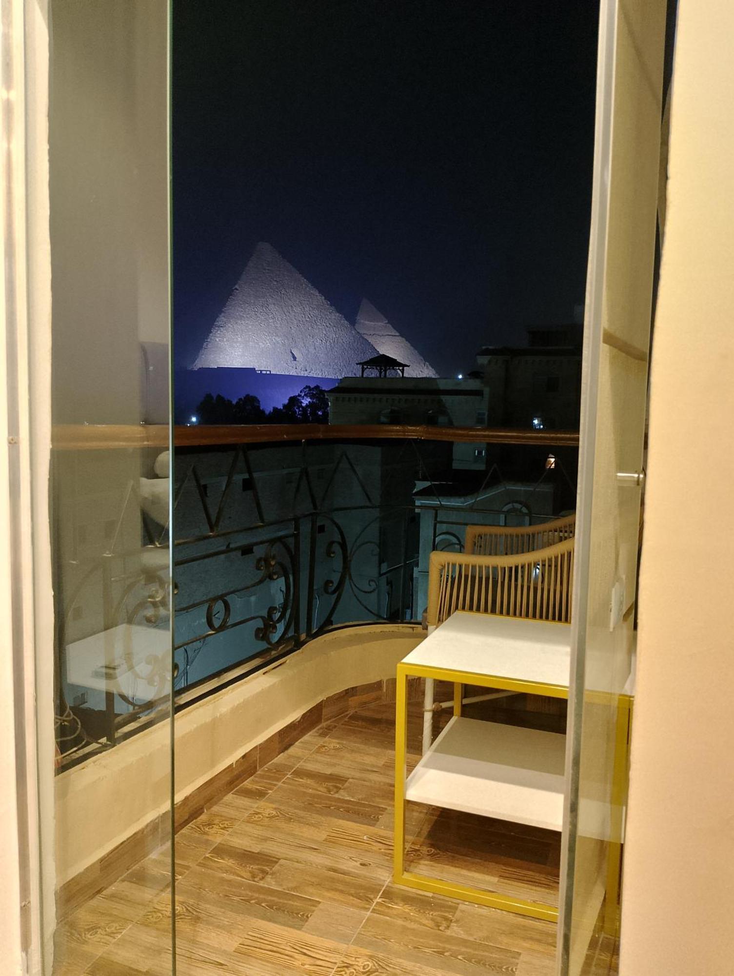 Oh Pyramids View Hotel Kafret el-Gabal Exterior foto
